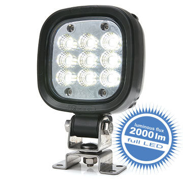 WAS EC1464 ADR LED Work Lamp front view
WAS EC1464 ADR LED Work Lamp mounted on tractor
WAS EC1464 ADR LED Work Lamp side profile