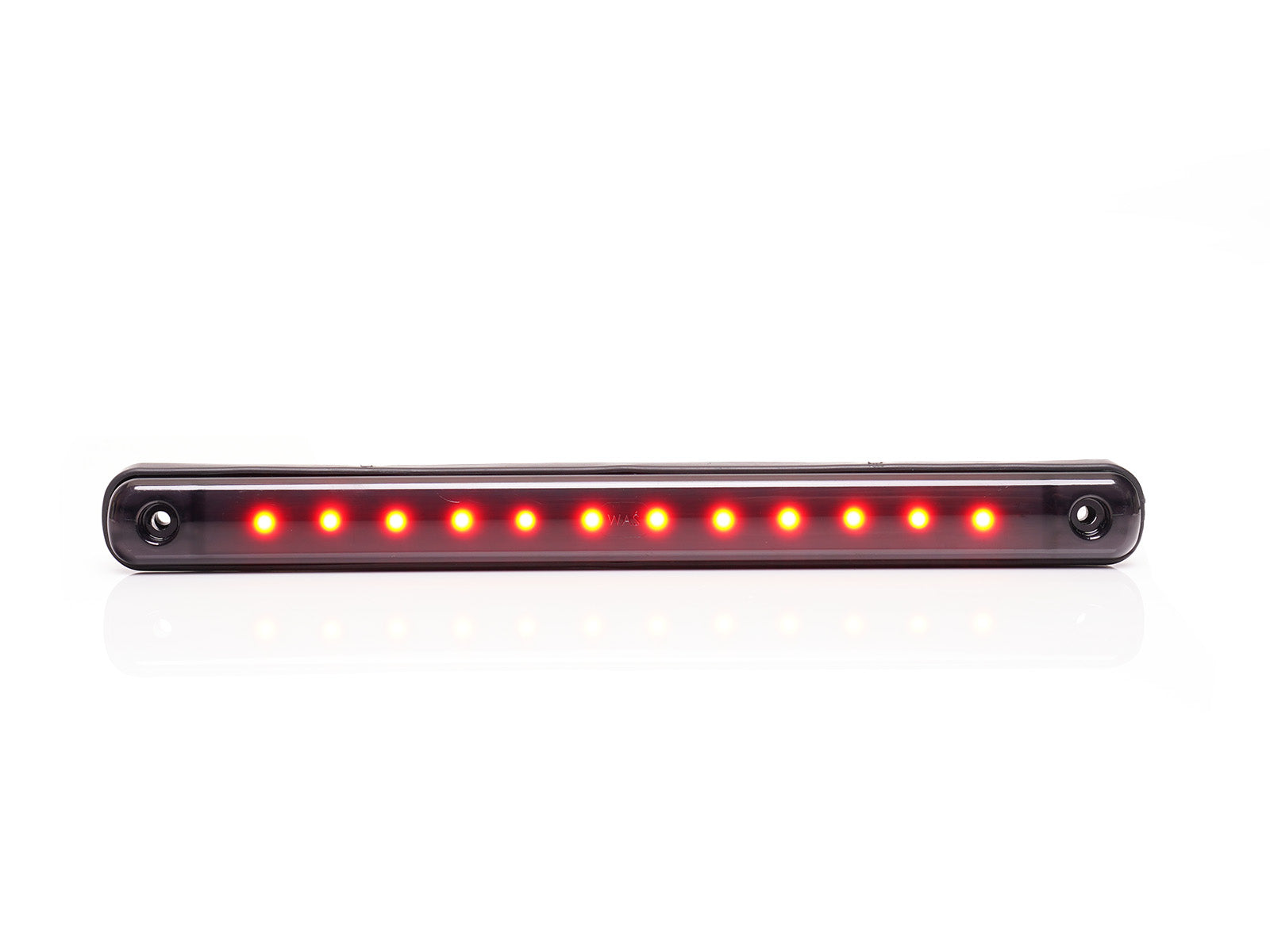 Rear Marker 12 Led Long W276 Black - Euromotive Lighting & Signal