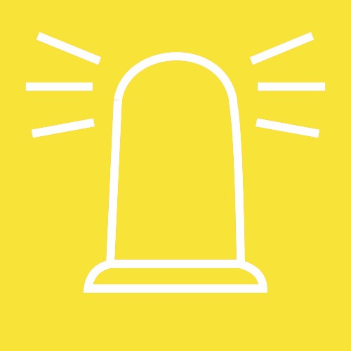 Symbol Rotary Beacon Yellow Normal - Euromotive Lighting & Signal