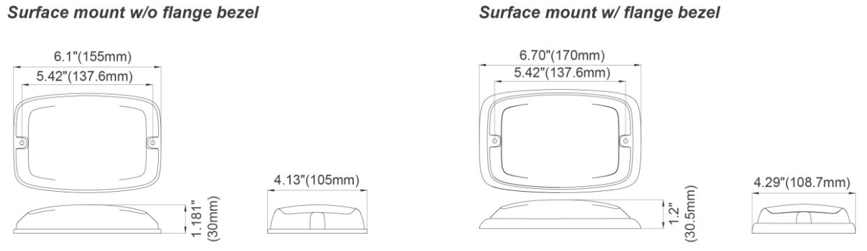 Responder, 12 White Leds, Clear Lens, 12/24V - Euromotive Lighting & Signal