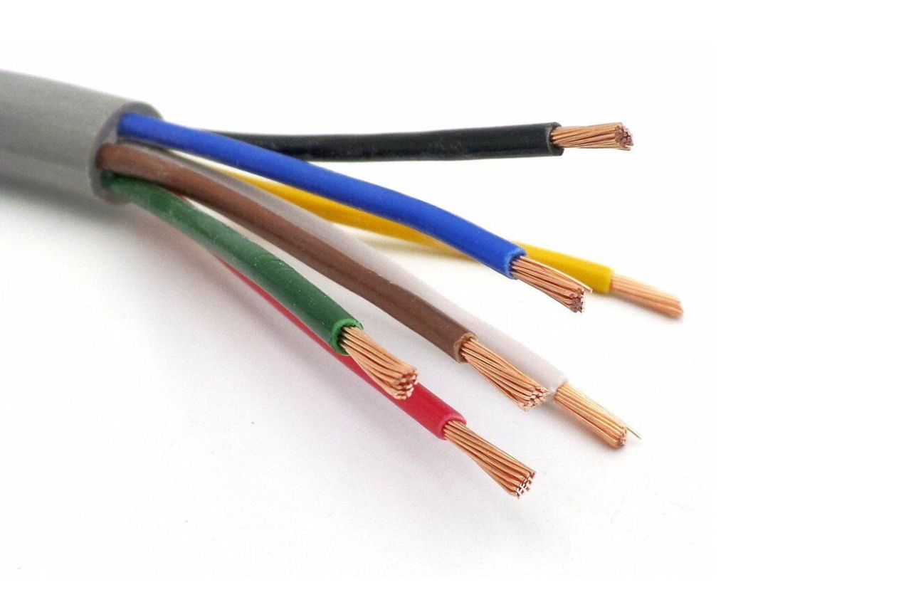 7 Core Thinwall Auto Cable - 6x1.5mm2 & 1x2.5mm2 Round Grey - Euromotive Lighting & Signal