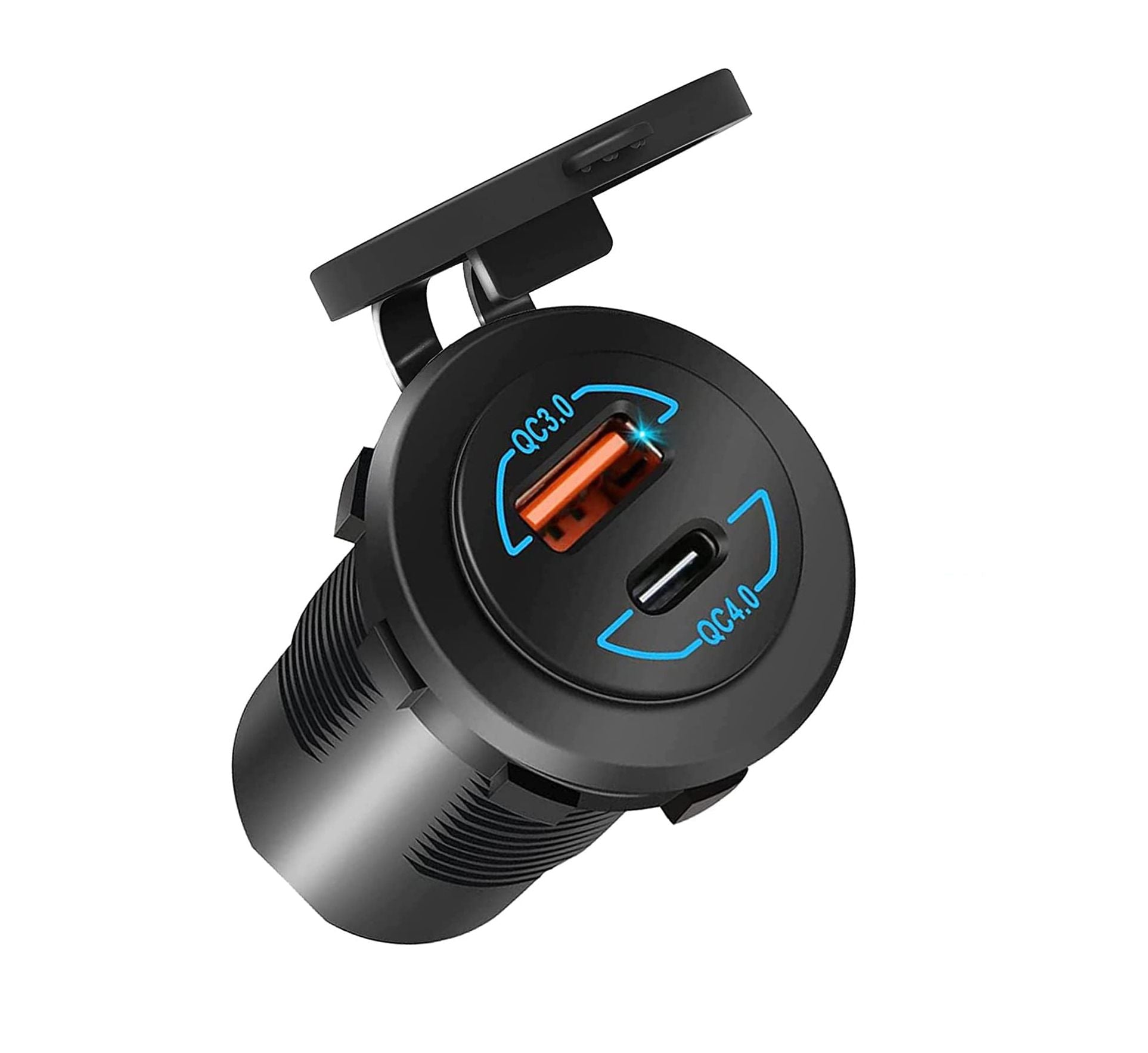 Flush Fitting USB & USB-C Port - Euromotive Lighting & Signal