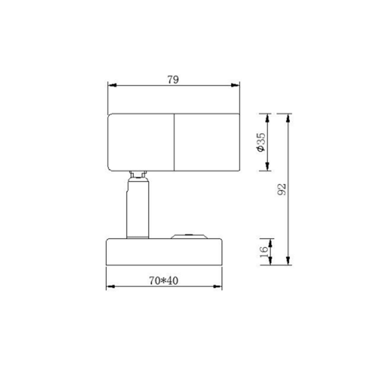 2W Adjustable Warm White LED Light for RV, Boat, or Truck Interior