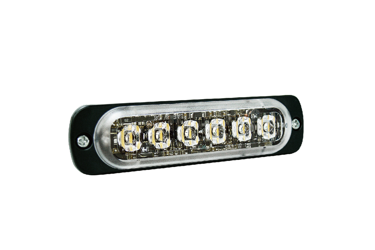 ST6 LED Directional Dual Colour Lamp - Super Thin Series Amber/White - Euromotive Lighting & Signal