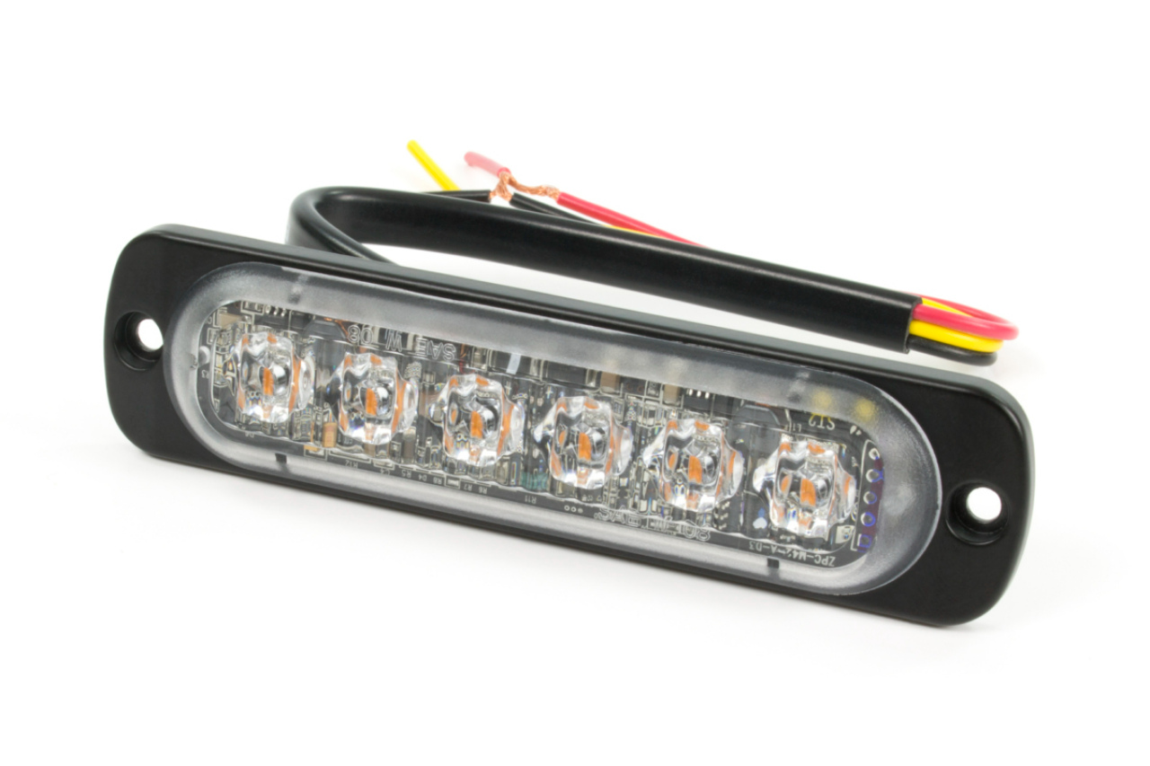 ST6 LED Directional Dual Colour Lamp - Super Thin Series Amber/White - Euromotive Lighting & Signal