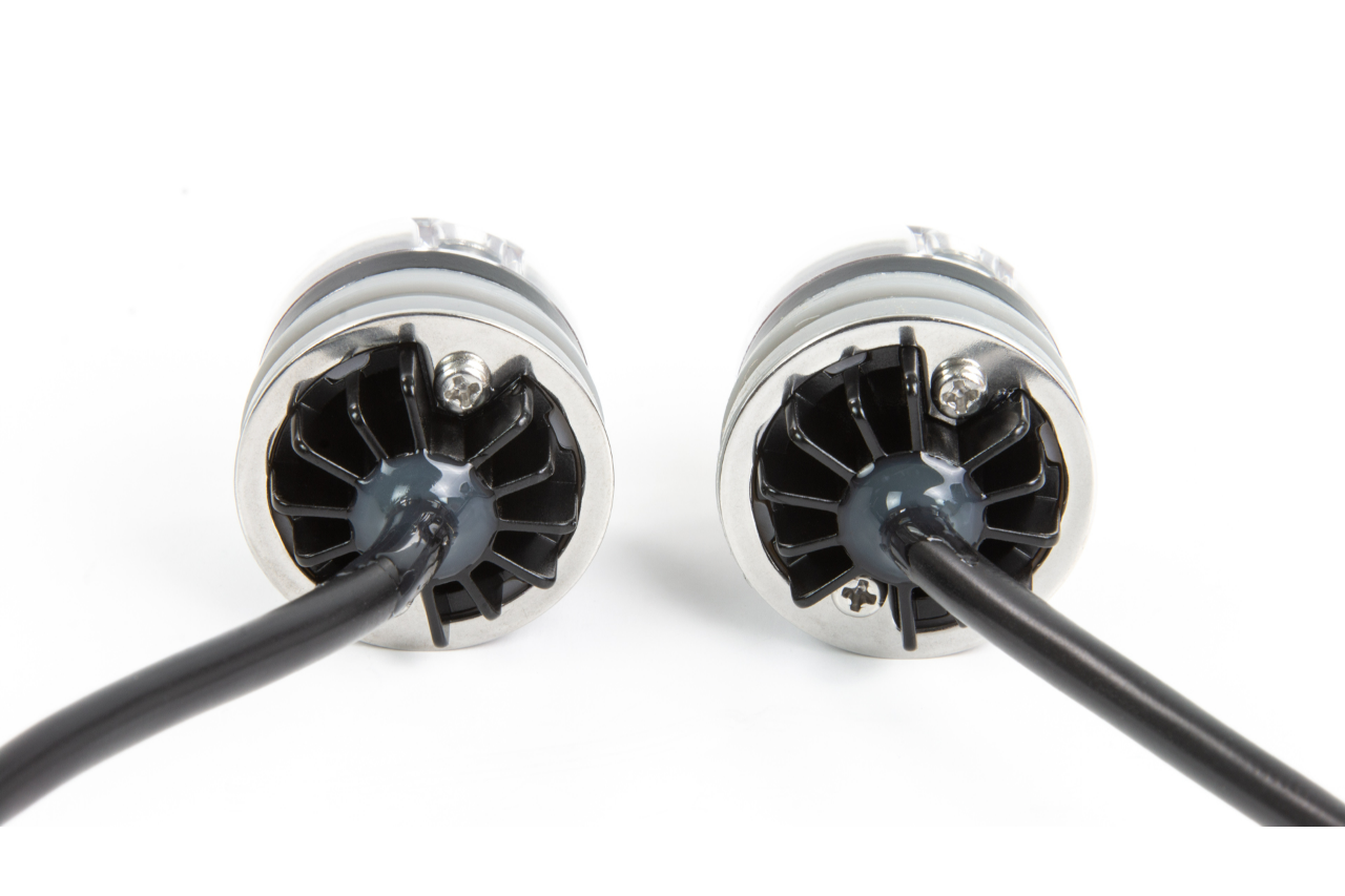 6 LED Hide-Away Strobe - Pair (HL6) - Covert Series Blue - Euromotive Lighting & Signal