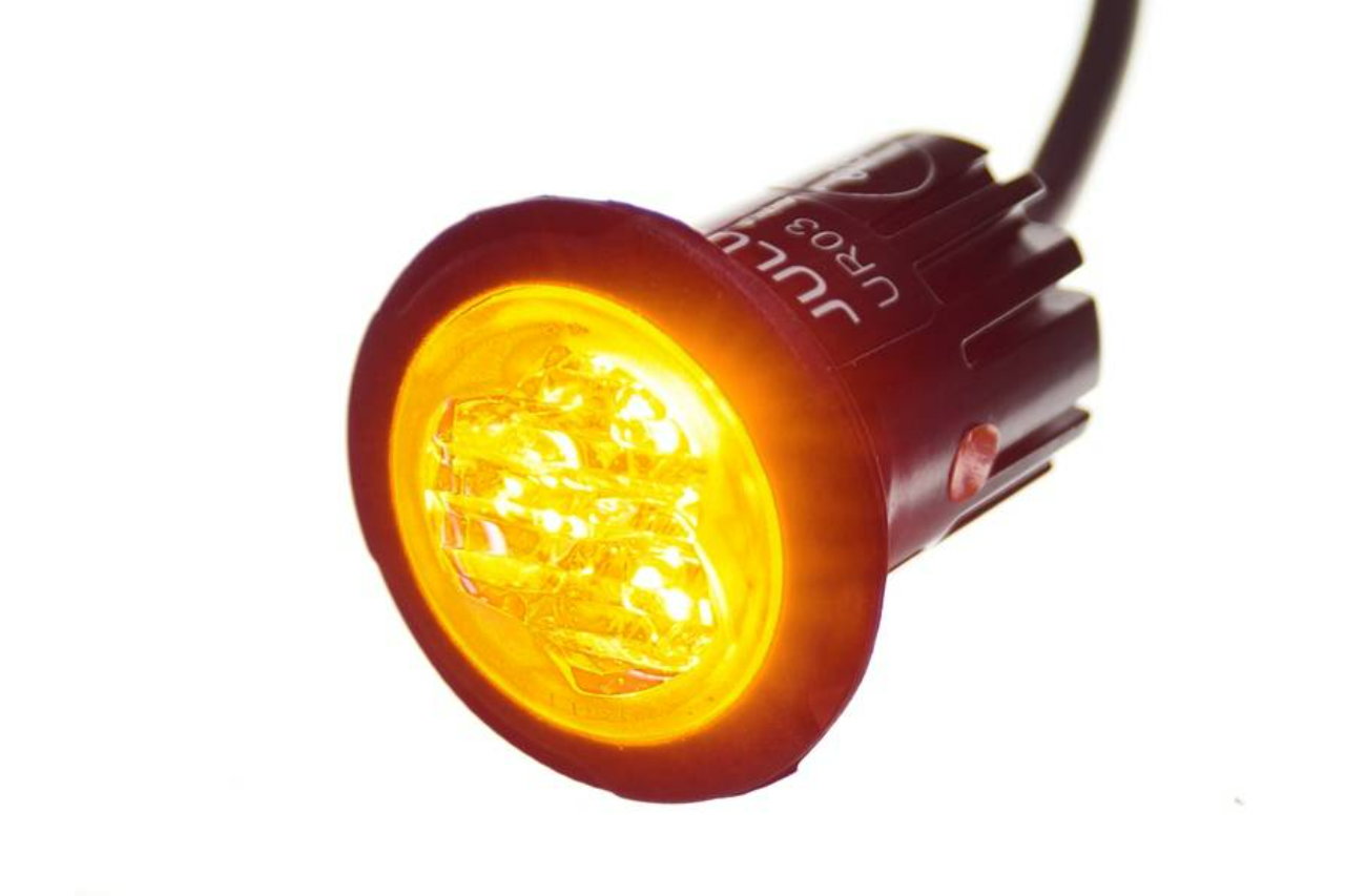 F13 Pop-n-Lock 3 LED Directional Lamp - Covert Series Amber - Euromotive Lighting & Signal
