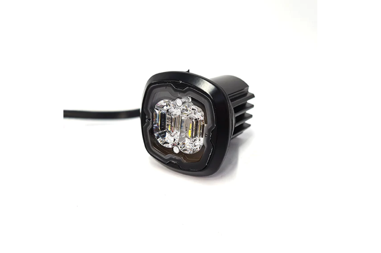 F16 PopnLock Flush Fit Led, Red/Blue, R65, C2, R10, Cruise - Euromotive Lighting & Signal