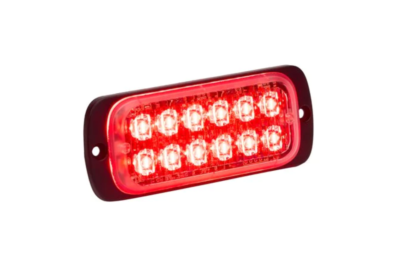 ST26 12 LED Directional Lamp - Super Thin Series Red - Euromotive Lighting & Signal