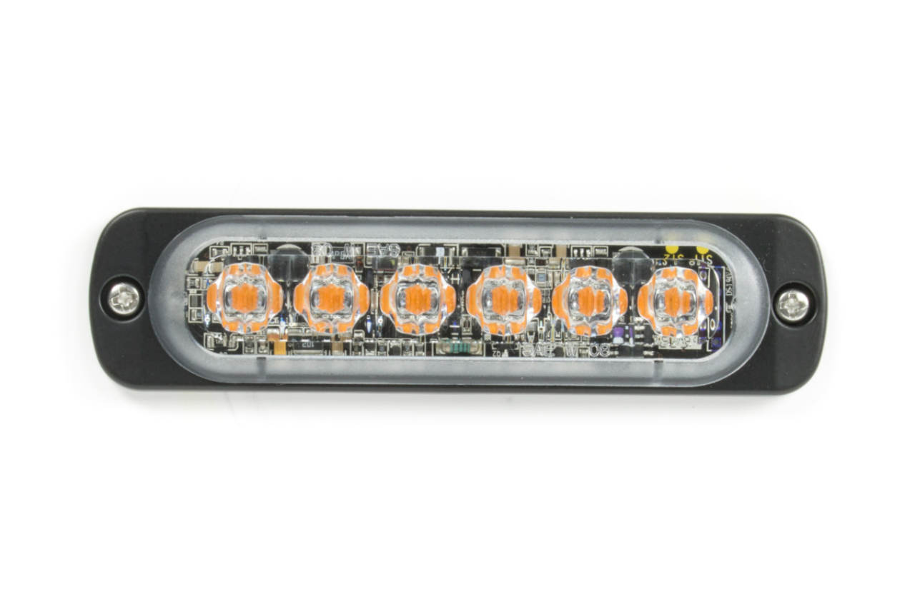 ST6 LED Directional Lamp - Super Thin Series Amber Red - Euromotive Lighting & Signal