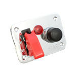 Switch Panel with 1x E895 / 1x E599 / E101NR - Euromotive Lighting & Signal