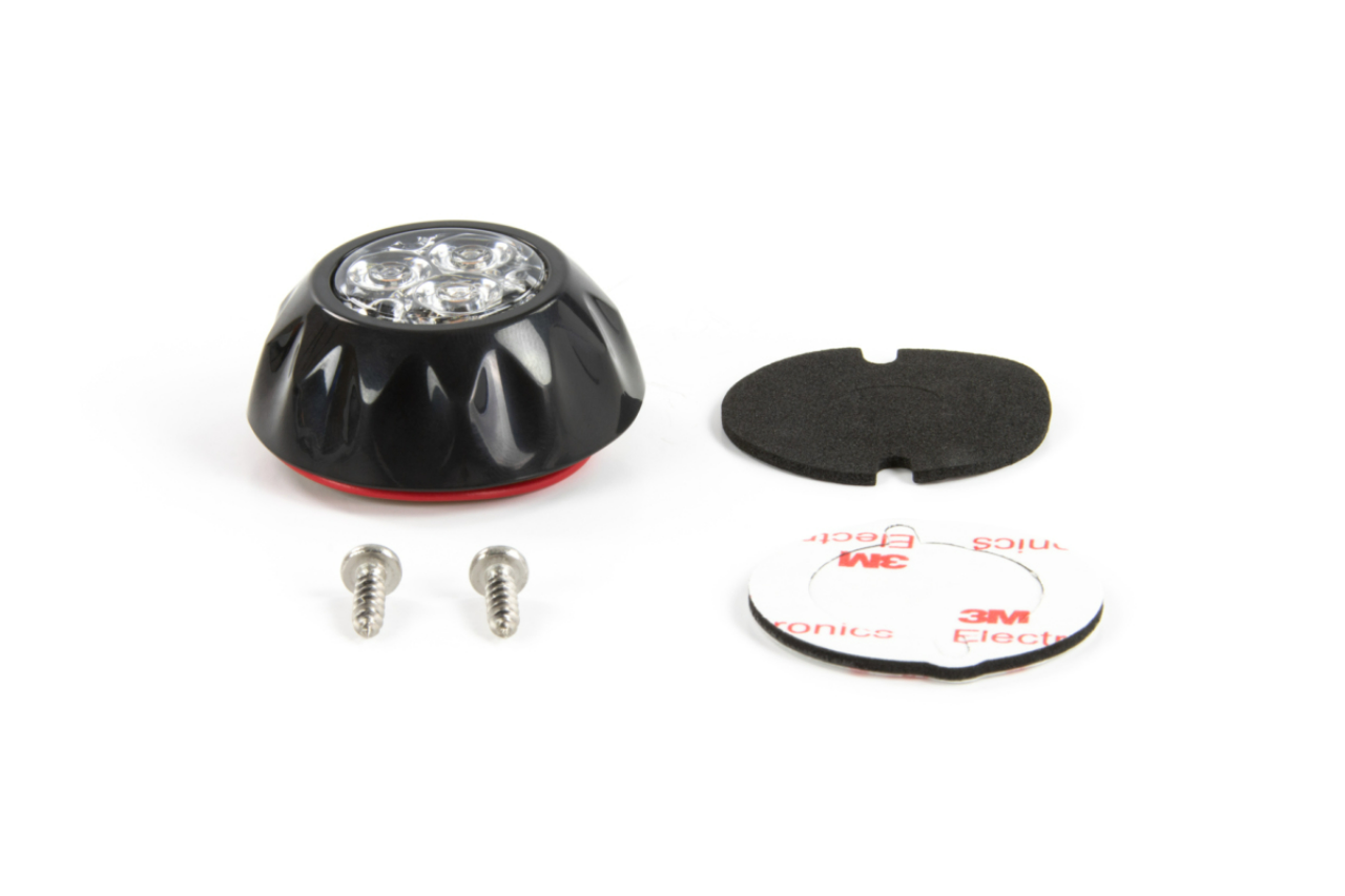 White 3 LED Blast Surface Mounted Directional Warning Strobe - Covert Series - Euromotive Lighting & Signal