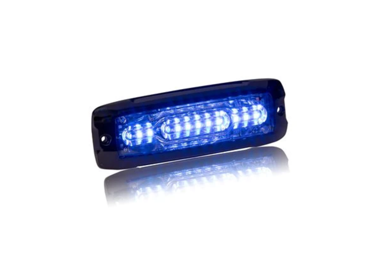 XT12 LED Surface Mounted Lamp (M57) - Xtreme Thin Series Blue LED - Euromotive Lighting & Signal
