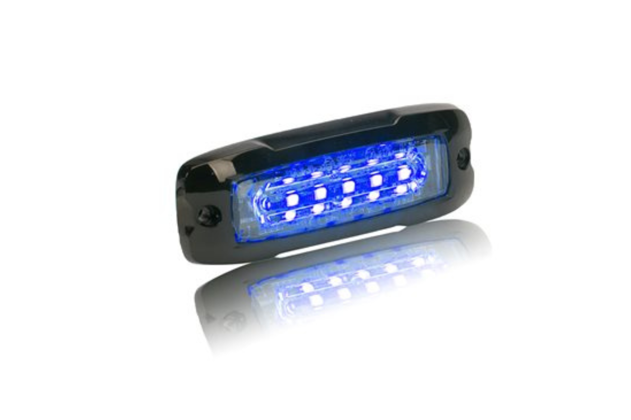 XT6 LED Surface Mounted Lamp (M60) - Xtreme Thin Series Blue - Euromotive Lighting & Signal
