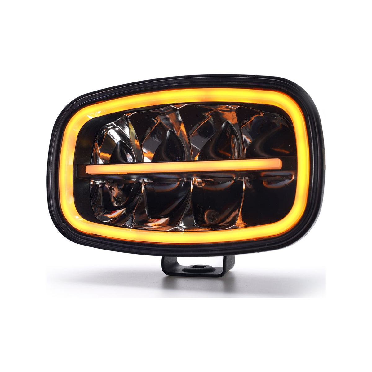 WAŚ W300 standard finish spot lamp with amber neon