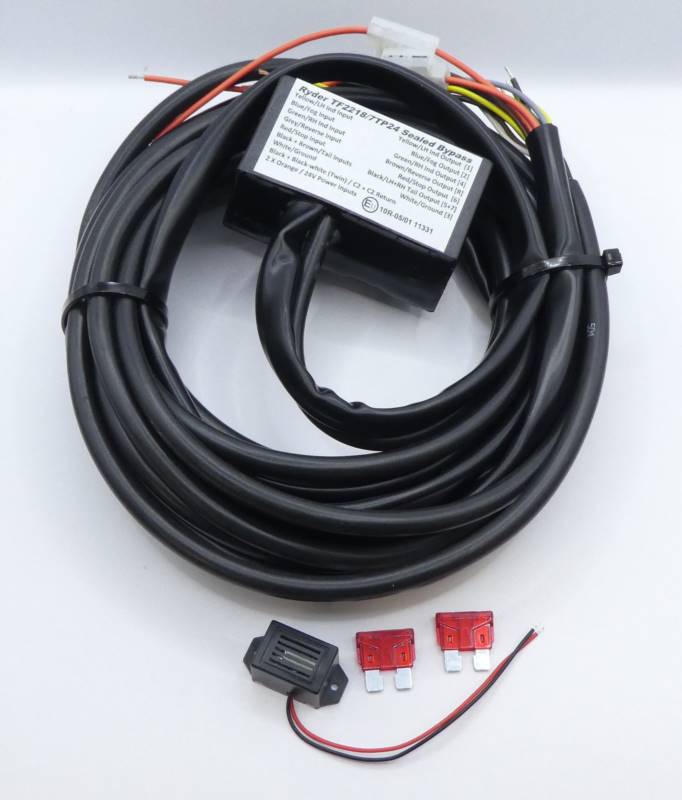 24V Sealed bypass with long input and output leads. - Euromotive Lighting & Signal
