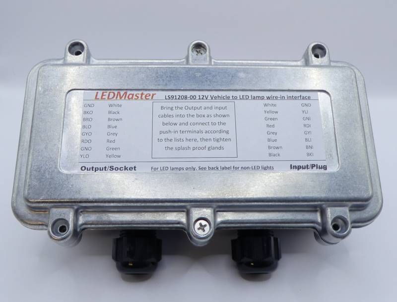 LEDMaster 7-channel 12V Vehicle to LED lamp interface MODULE ONLY - Euromotive Lighting & Signal