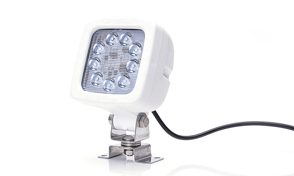 1770Lm Worklamp 9 Led Stainless Bracket White 12v/24v W81 - Euromotive Lighting & Signal