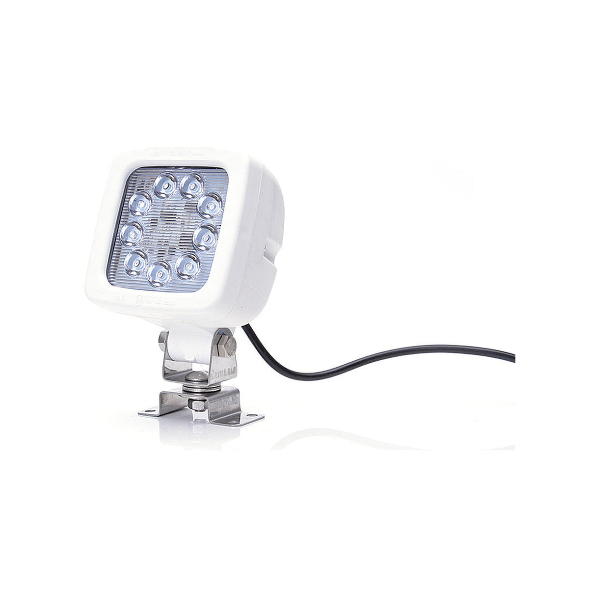 1770Lm Worklamp 9 Led Stainless Bracket White 12v/24v W81 - Euromotive Lighting & Signal