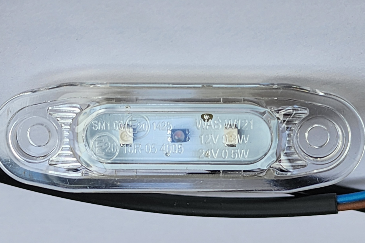 EC1408 LED Front Position  Flush Fitting Marker Lamp - Euromotive Lighting & Signal