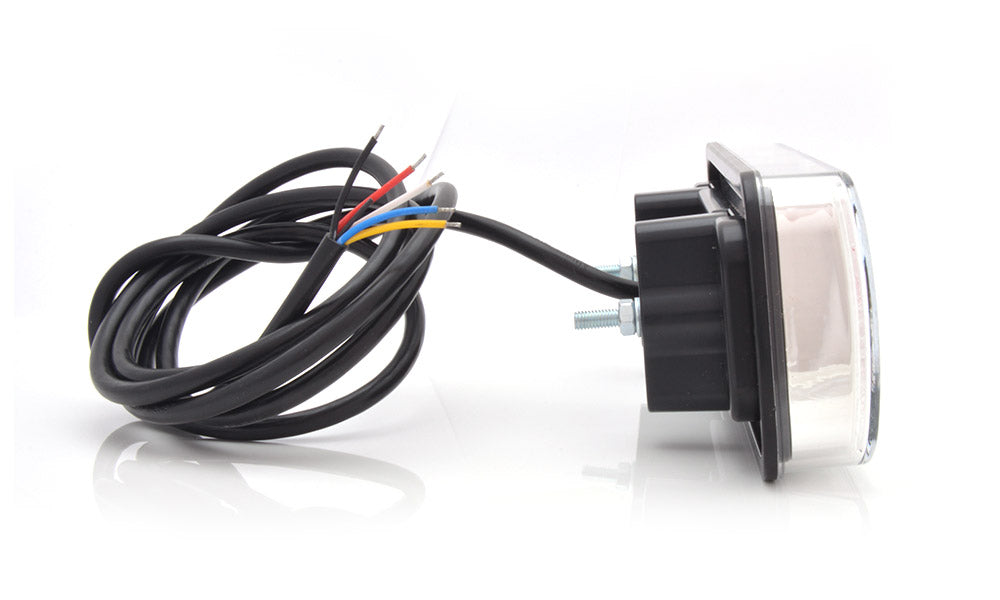 Rear Comb Lamp Stop/Tail/Ind/Fog Clear Lens W66L - Euromotive Lighting & Signal