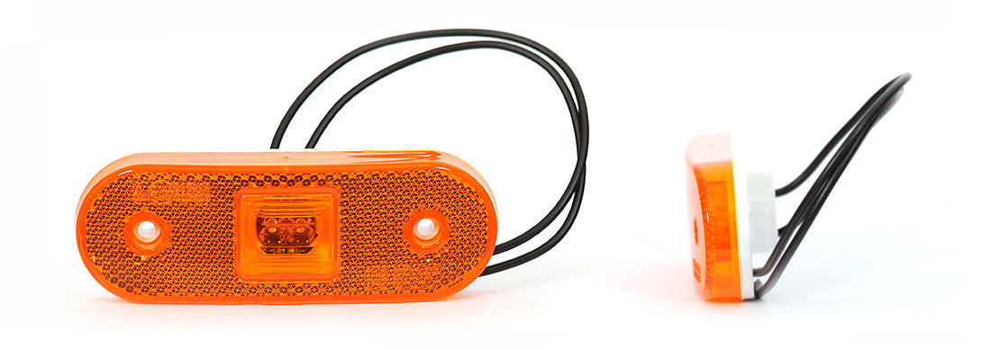 Side Position Marker Lamp Amber (No Bracket)W47 - Euromotive Lighting & Signal