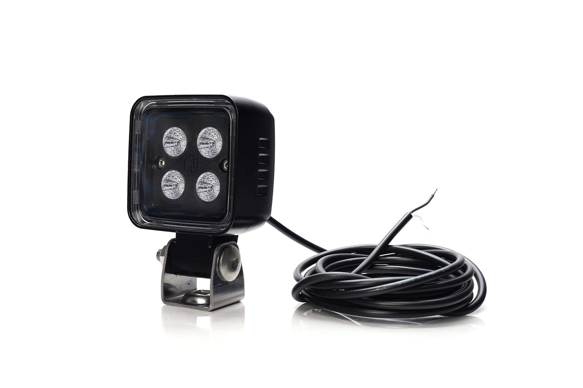 W261 Lumens 2000 EC2167 Blue Mini Square Work Lamp Flood - Euromotive Lighting & Signal