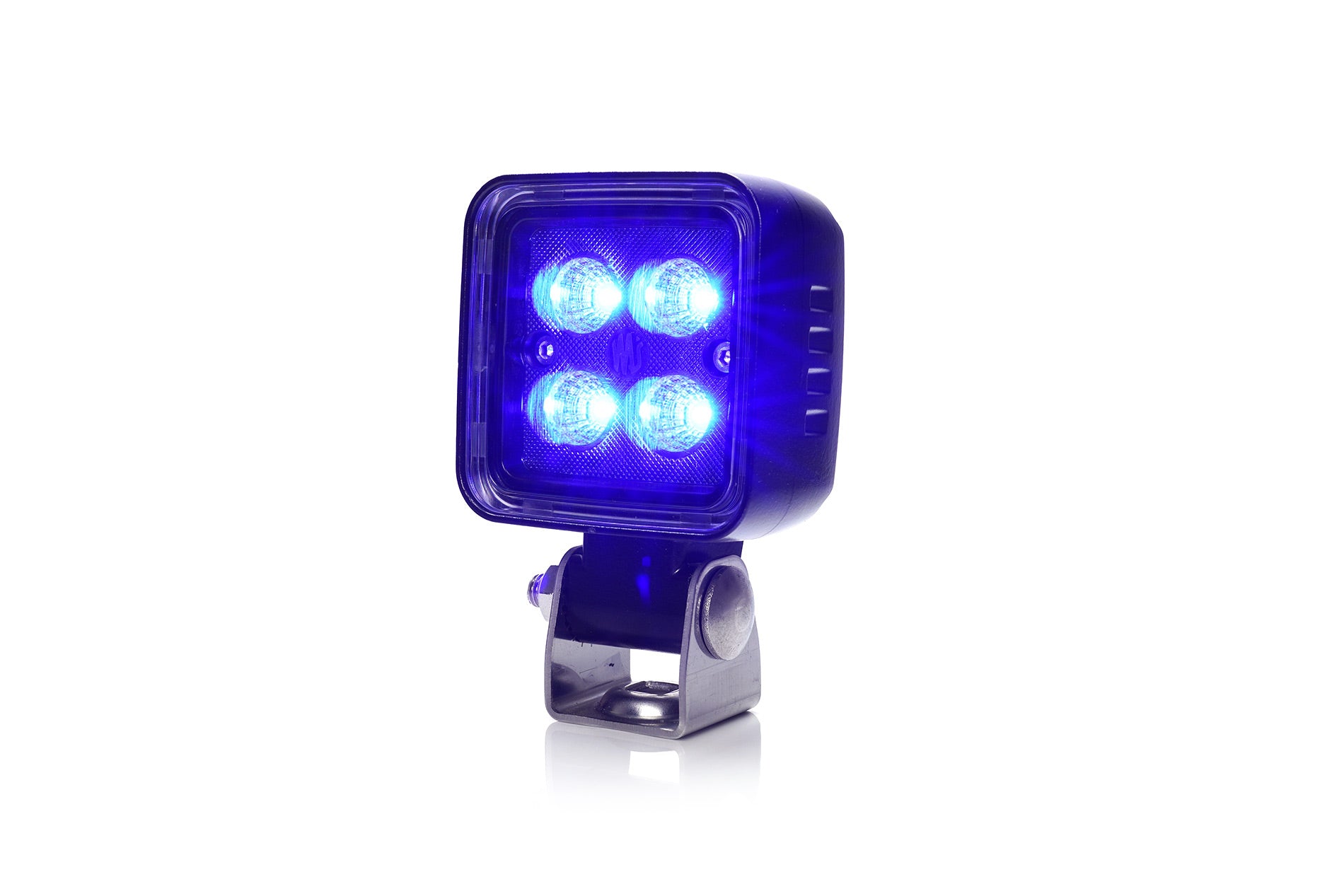 W261 Lumens 2000  EC2167 Blue Mini Square  Work Lamp Flood - Euromotive Lighting & Signal