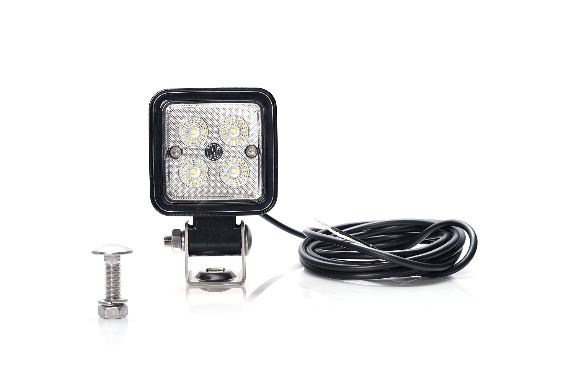 WAS W261 LED Work Lamp – EC2168 Spot / EC2170 Flood (2700 Lumen, Clear Lens) - Euromotive Lighting & Signal