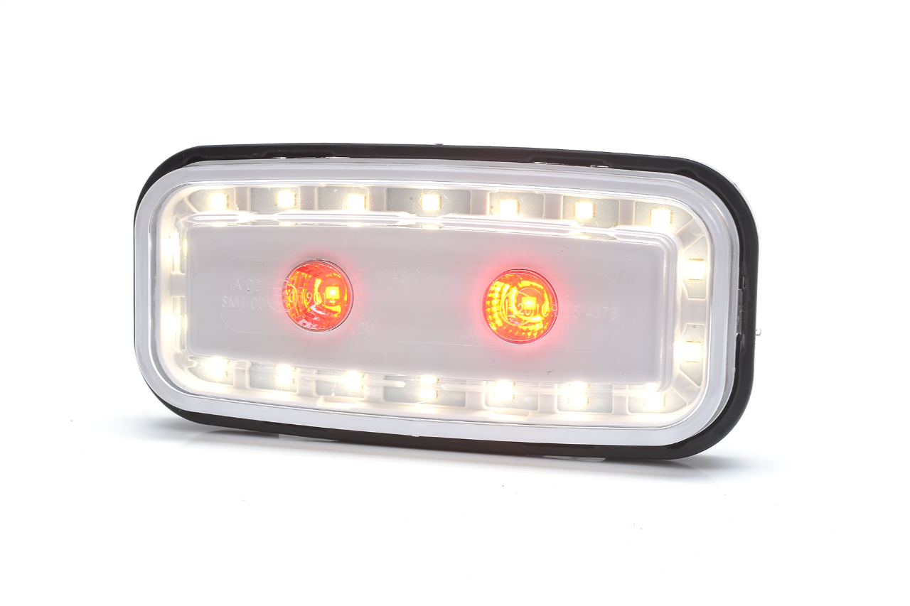 W225 LED Rear Combination Fog/Reverse Clear Lens Lamp - EC1481ARF - Euromotive Lighting & Signal