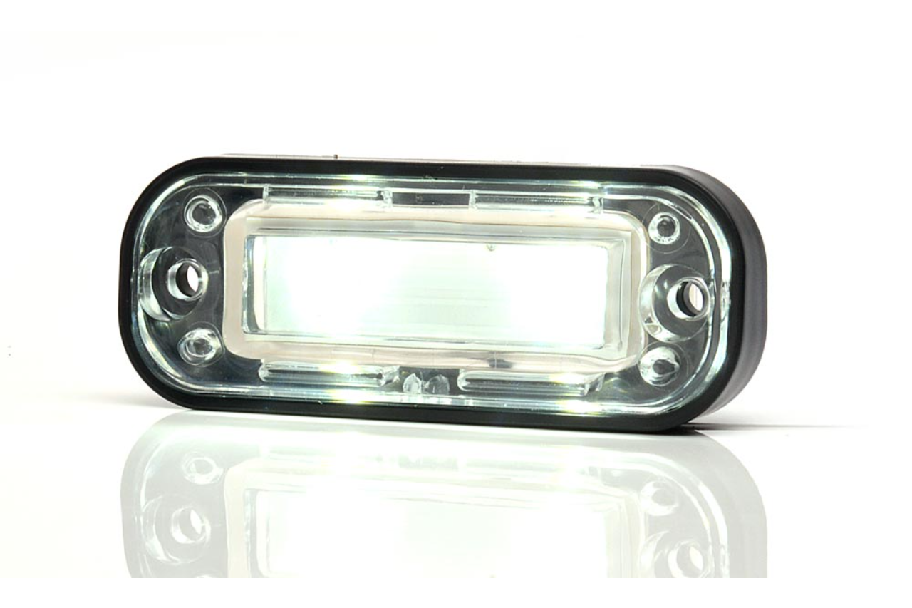 W133 Recessed  Licence Plate Lamp - EC982 - Euromotive Lighting & Signal