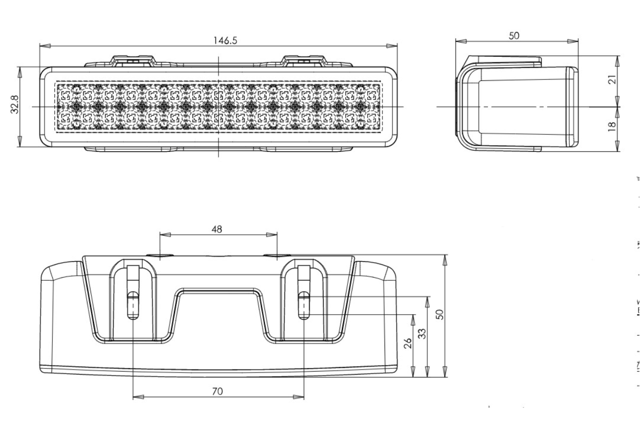 W86 LED Daytime Running Lights 30 LED's - EC706 - Euromotive Lighting & Signal