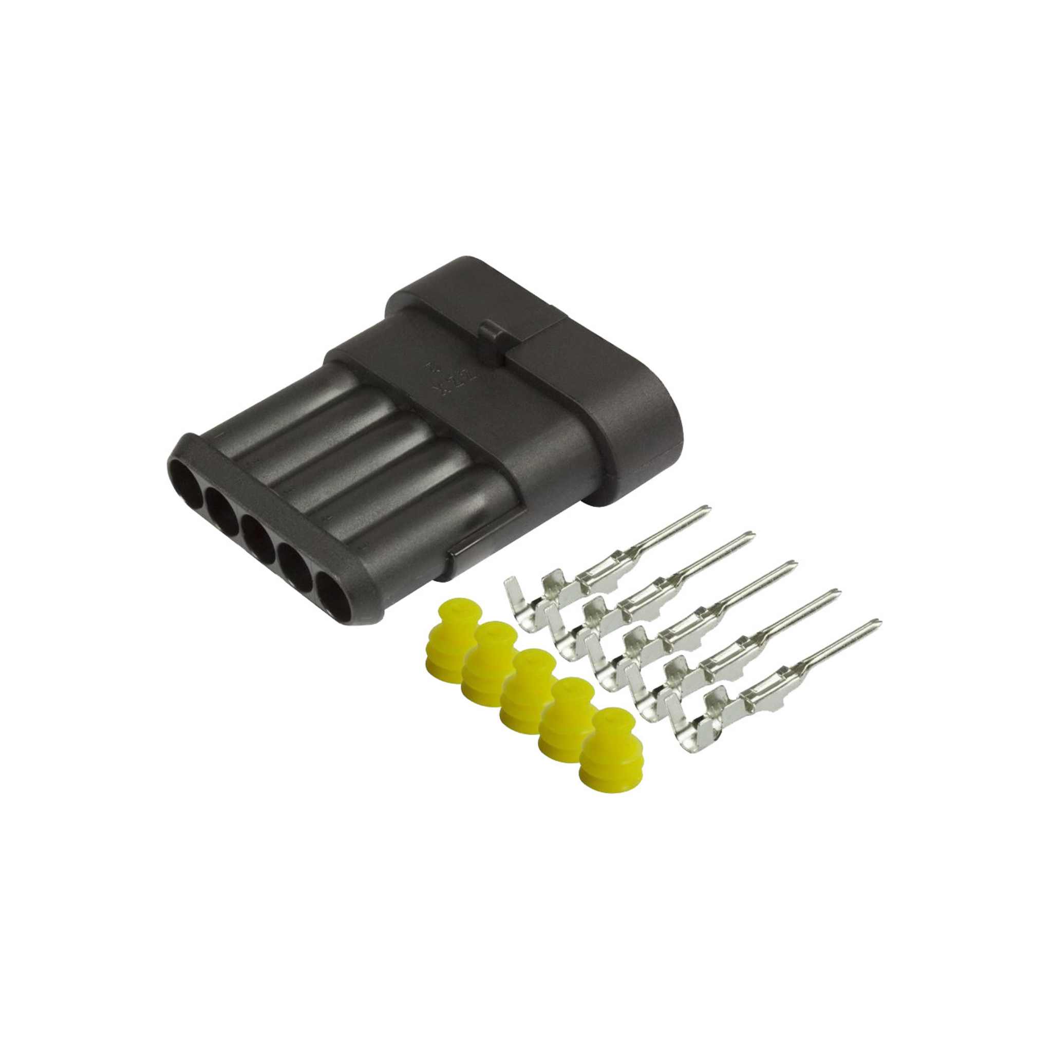 Superseal Waterproof Connectors Single with Pins Included - Euromotive Lighting & Signal