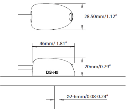 DS-H6 Horizontal Cable Seal - Euromotive Lighting & Signal