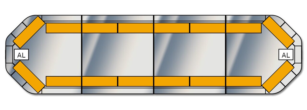 ELS Legion Led Lightbar 1250mm - 16 Amber Module - Euromotive Lighting & Signal