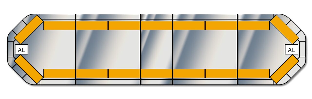 ELS Legion Led Lightbar 1390mm - 18 Amber Module - Euromotive Lighting & Signal