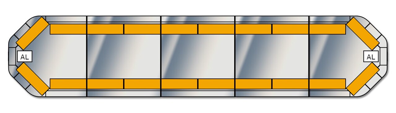 ELS Legion Led Lightbar 1540mm - 20 Amber Module - Euromotive Lighting & Signal