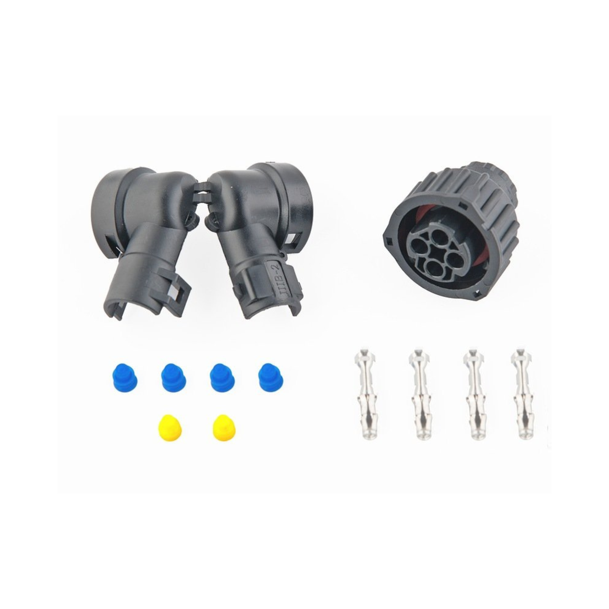 7810469 4-Pin Angled, Bayonet Plug for MERCEDES / DAF / IVECO - Euromotive Lighting & Signal