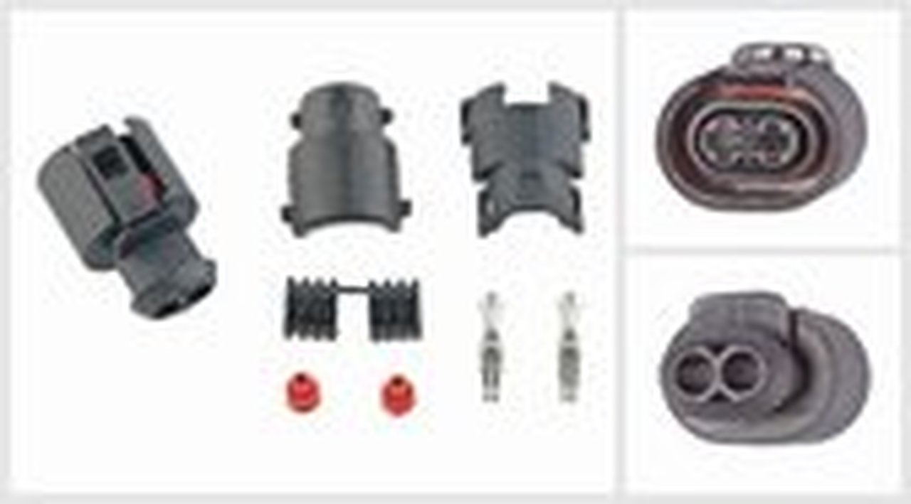 7811410 2-pin plug (female of plug 7811439) for MAN / MB / VAG - Euromotive Lighting & Signal