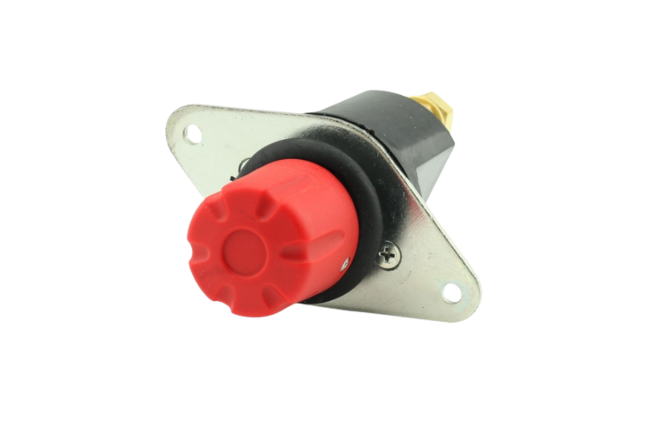 Battery Isolator Switch 250A Push-Button Emergency Cut Off - Euromotive Lighting & Signal