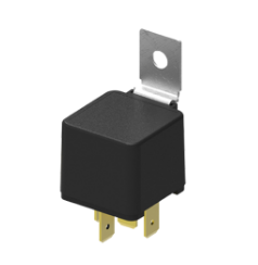 MIDC24155R Mini Relay 24V Double 15A outputs 5pin Resistor w/tab - Euromotive Lighting & Signal