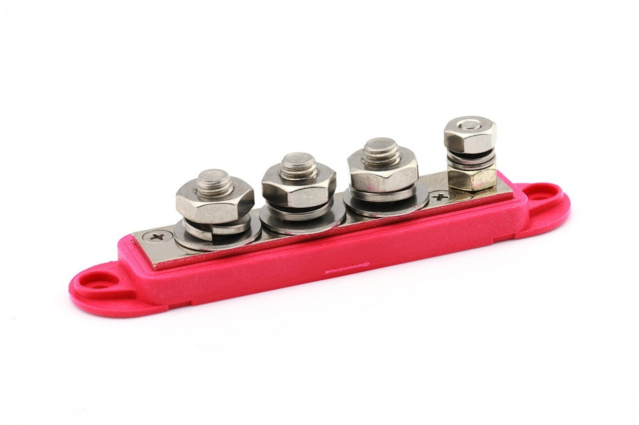 Power Distribution 4 Points Red M7 - Euromotive Lighting & Signal