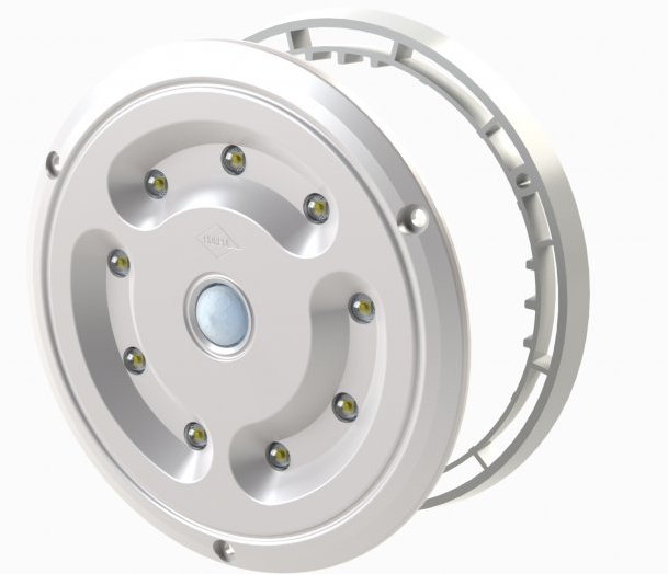 LWD2158 Round Interior LED Light with PIR – 1650lm Dual Voltage 12V/24V Surface Mount - Euromotive Lighting & Signal