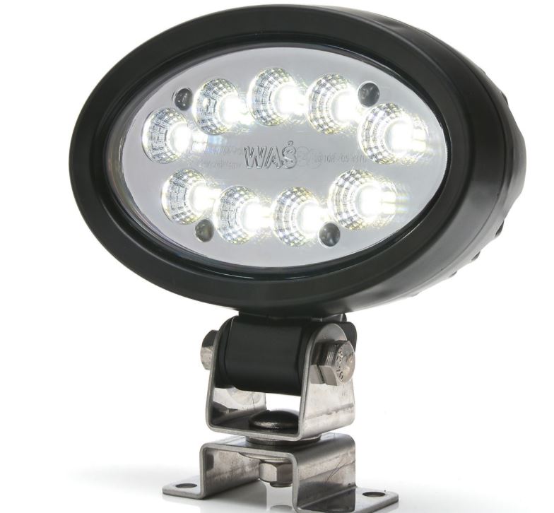 W165 EC1463 Oval LED Work Lamp – 2000lm Flood Beam Light