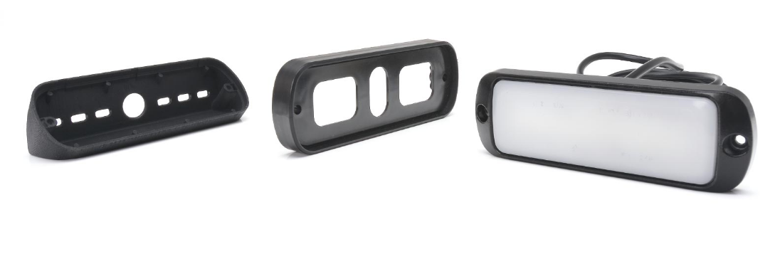 W229 Lumens 1460 EC1501N Small Scene/Work Lamp, Frosted Lens - Euromotive Lighting & Signal