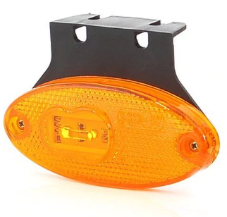 W65 EC308Z LED Side position multifunctional Oval Flat Back Marker Lamp - Euromotive Lighting & Signal