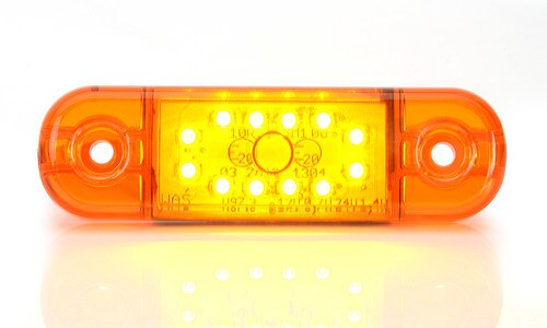 W97.3 EC714 Side position Slimline Flush 12 LED Lamp - Euromotive Lighting & Signal