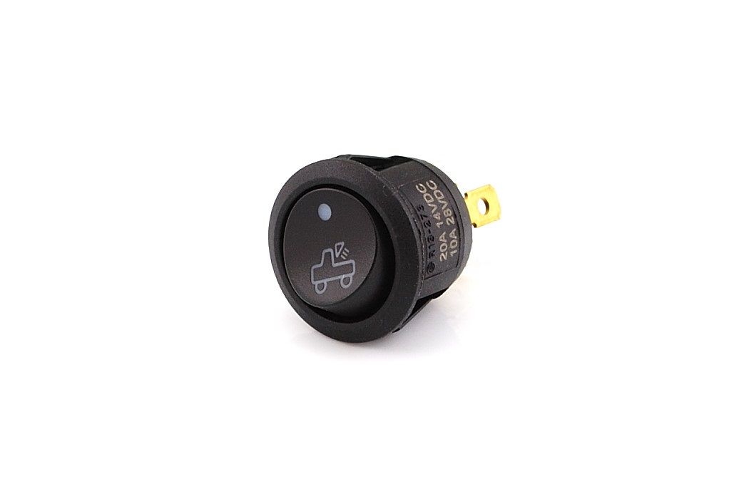 Mini Rocker Switch, Rear Worklamp Right, On-Off, White Led - Euromotive Lighting & Signal