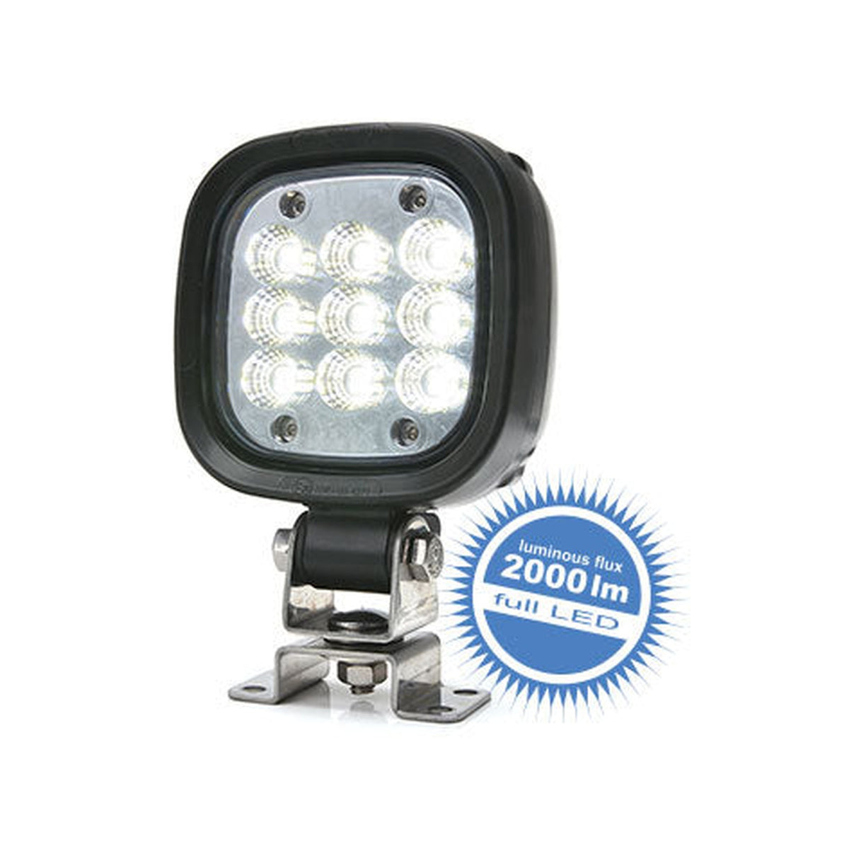WAS EC1464 ADR LED Work Lamp front view

WAS EC1464 ADR LED Work Lamp mounted on tractor

WAS EC1464 ADR LED Work Lamp side profile