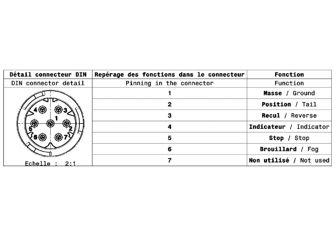LC12 Rear Combination Lamp Trailer 24V LH Glowing - Euromotive Lighting & Signal